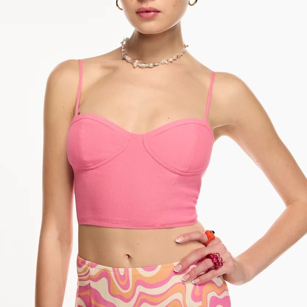 Sunday Best Bonnie Bustier Cami in Soft Fuschia